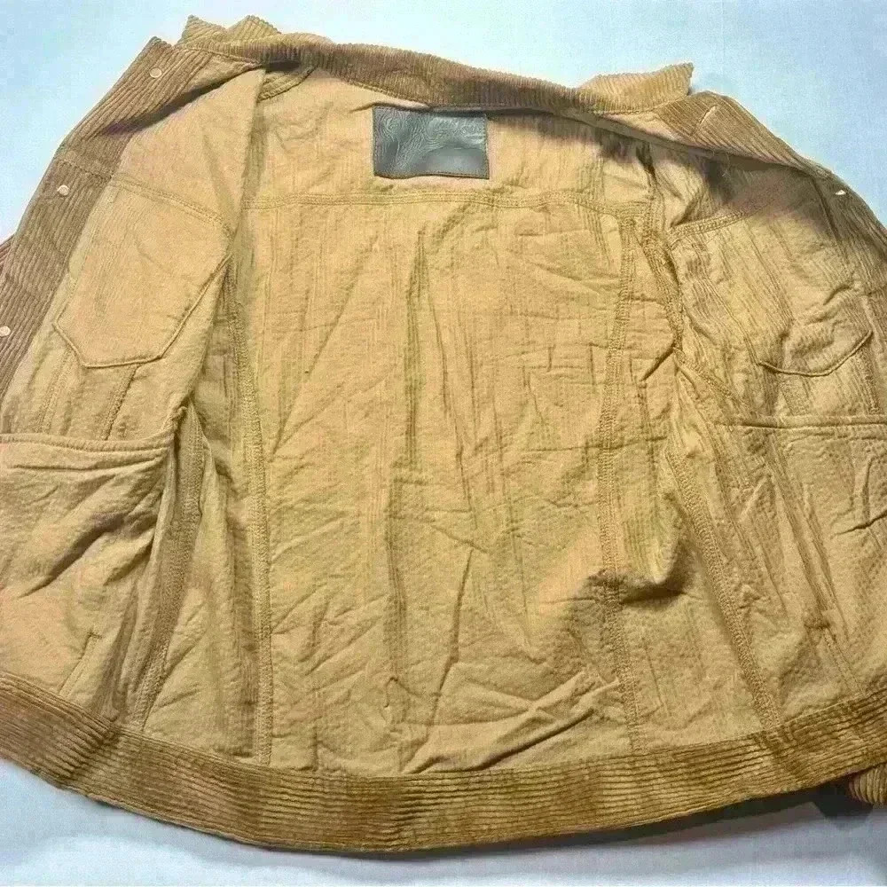 Naked & Famous Seesucker Corduroy Brown Jacket - XS - Picture 7 of 10